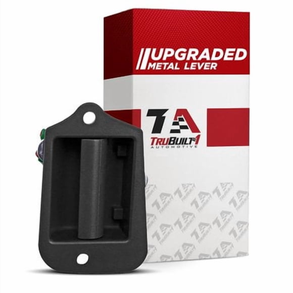 TRUBUILT1 AUTOMOTIVE Interior Third Door Handle | Upgraded Metal | Compatible with Chevy 1996-2003 S-10 Rear Left Inside Third Door Also Fits GMC Sonoma and Isuzu Hombre 15760310