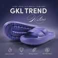thumbnail image 6 of GKL Trend Helios Sandals with Flexible, Non-Slip, & Waterproof Material for Women, Men, Children, One Buckle Rubber Unisex Eva Sandals for Summer - Lilac, 6 of 7