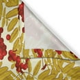 thumbnail image 3 of Ambesonne Rowan Kitchen Curtains, Juicy Ripe Fruits Leafage, 55"x45", Vermilion Mustard and White, 3 of 3
