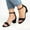 Black, variant on Rewenti Women Open Toe Slippers Shoes Comfy Sandals Casual Comfortable Beach Sandals Summer Women Sandals Clearance Pink 8.5(41)