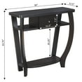 thumbnail image 4 of Convenience Concepts Newport 1 Drawer Dorchester Console Table with Shelf, Espresso, 4 of 5