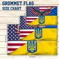 thumbnail image 5 of Flagwix Ukrainian Flag American Ukrainian Grommet Flag TRL1871GF - 4x6 ft., With Flag Pole Rings, 5 of 6