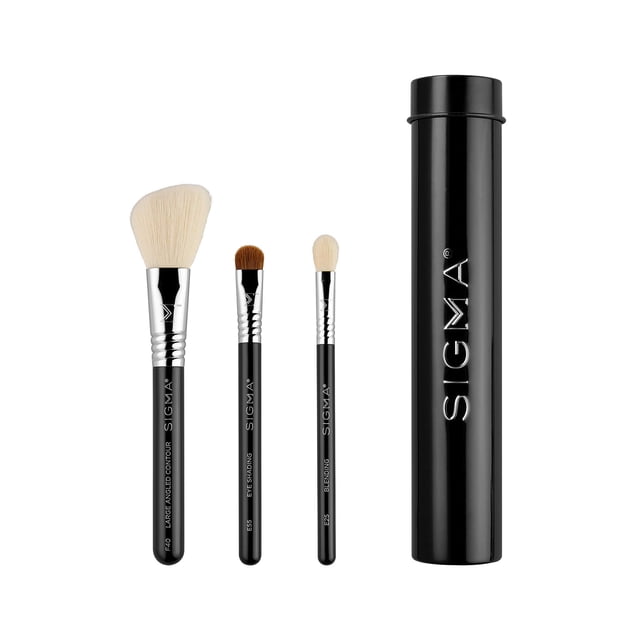 Set de Brochas de Maquillaje Sigma Beauty Travel Essential Trio Vegan