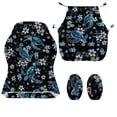 thumbnail image 2 of Binienty Sea Turtle Flower Game Chair Seat Covers Stretchable Office Chairs Seat Protectors Washable Scratchproof Computer Chair Covers for Seat Cushion, 2 of 8