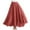 Watermelon Red2, variant on Women's Linen Skirts Summer Elastic High Waist Flowy Maxi Skirts Dance Vacation Skirts