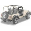 Bestop 51790-35 Jeep Wrangler Upper Fabric Half-Door Set, Black Diamond Fits select: 1997-2006 JEEP WRANGLER / TJ