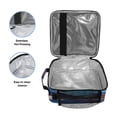 thumbnail image 3 of Square Insulated Lunch Bag Leak-proof Lunch Box for Outdoor Work Picnic10.5*3.5*9.5 Eagle Beneath The Marbled Sky, 3 of 6