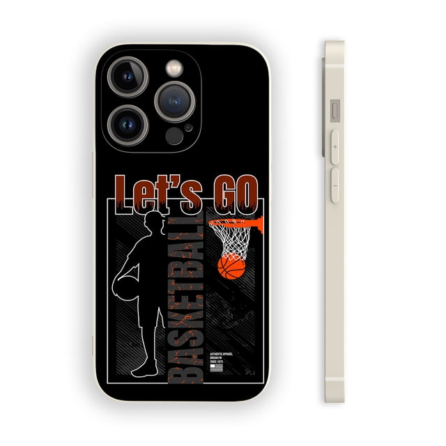 "Agregue un toque artístico a su iPhone15 Pro Max con esta elegante funda para teléfono plateada de color mate de doble capa"