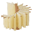thumbnail image 3 of Rejilla para secar pasta Qtmnekly, rejilla de madera para secar pasta, secador de espaguetis y fideos, percha para pasta con 16 varillas de suspensión, 3 of 6