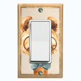 thumbnail image 1 of Metal Light Switch Plate Outlet Cover Nerdy Baby Llama Portrait LLA005, 1 of 13