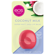 Angle View: eos Super Soft Shea Lip Balm Sphere - Coconut Milk | 0.25 oz