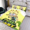 thumbnail image 3 of Johnny Test Conjunto de sábanas temático, trío de piezas, cómodo y amigable con la piel, diseño único, regalo de decoración para el hogar para familiares, amigos y fans,135cm *200cm, 3 of 6