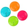 thumbnail image 1 of HEANUJJ 4Pcs Portable Storage Container Plastic Compact Round Rotating Case Assorted Colors, 1 of 8