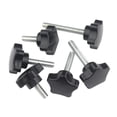thumbnail image 5 of 10pcs M8 x 60mm Star Knurled Knob Screw Clamp Knob Head Diameter 38mm Knobs Nut Screw Thread Replacement Machine Handle Machine Screw, 5 of 5
