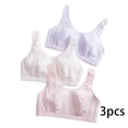 thumbnail image 2 of LYMAYTER ‌Teens Girls Seamless Training Bra 9-12 Lightweight Non Padded for Daily Wear‌ M-2XL, 2 of 8