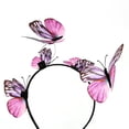 thumbnail image 2 of Diadema con clip Fascinators para fiesta de té HUOGUO para mujer, 2 of 4
