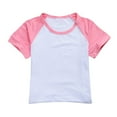 thumbnail image 3 of Tkrady Girls' Clothing Sets Spring Summer Comfortable Soft Solid Color Short Sleeve Tops Shorts Set, Sizes 1-15 Years, 3 of 5