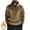 Khaki, variant on Wyobmus Mens Fleece Sweatshirts Solid Quarter Zip Pullover Sweatshirt Long Sleeve Stand Collar Athletic Blouse Beige