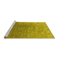 thumbnail image 2 of Ahgly Company Machine Washable Indoor Rectangle Oriental Yellow Industrial Area Rugs, 6' x 9', 2 of 4