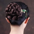 thumbnail image 3 of Broche de pelo de horquilla hecho a mano de 18 cm palos decoración clásica tradicional china UNA Yuyangstore Pin de pelo de elemento chino, 3 of 8