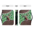 thumbnail image 4 of HELLHERO Christmas Reindeer Pattern Bible Tote for Church Christian Prayer, Protective Bible Cover PU Leather Top Handle Bible Book Cover, 4 of 12