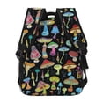 thumbnail image 3 of Haiem Bright Mushrooms Printed School Backpack,Casual Travel Lightweight Backpack,Durable Comfortable Multifunctional Backpack,Laptop Backpack, 3 of 5