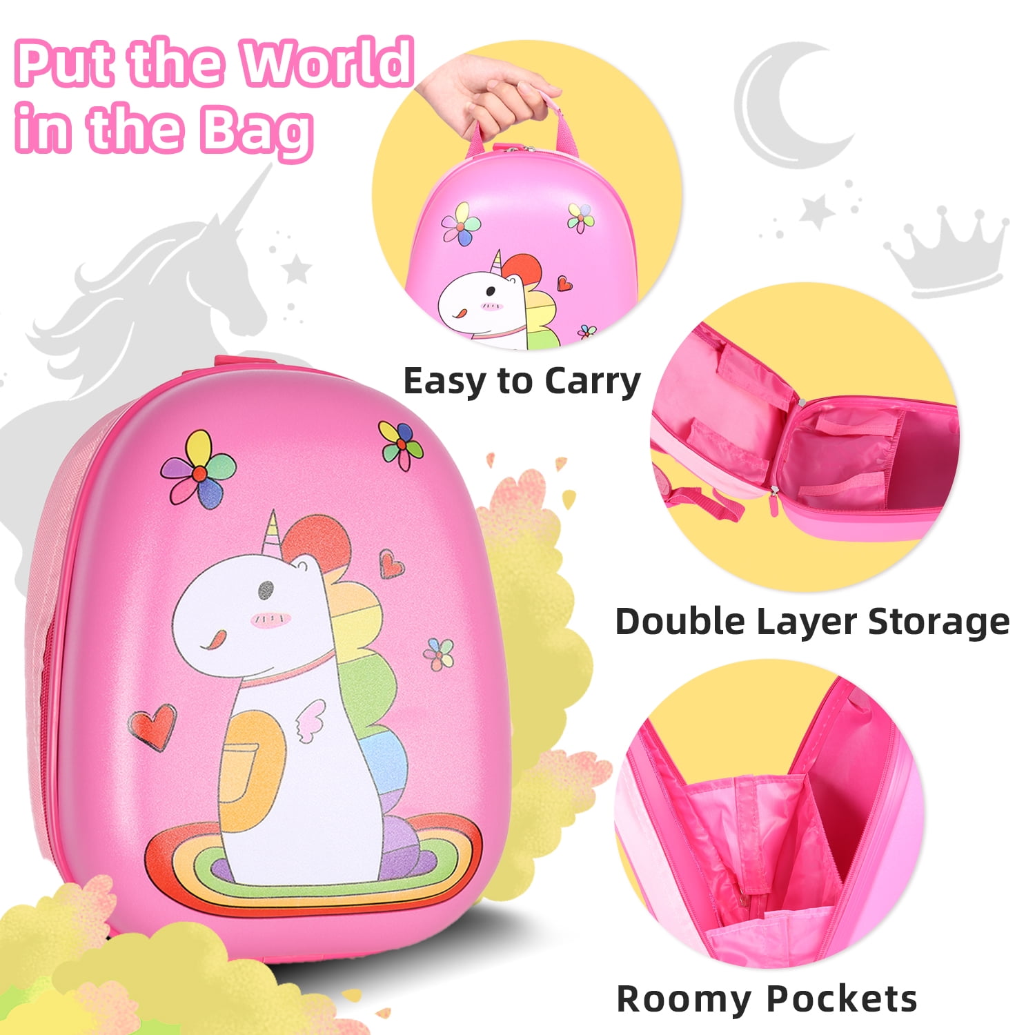 yunn⭐︎kids Amazon.com | FAHKNS Children's Ride-On Suitcase,Kids Carry