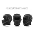 thumbnail image 3 of Gorra de esquí con pasamontañas, resistente al viento, protección UV, unisex, color negro, 3 of 8