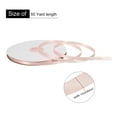 thumbnail image 2 of Uxcell Satin Ribbon Grosgrain Solid Silk Wedding Bouquet Ribbon for Valentine's Day Gift Wrapping Cake Box Bows Peach Pink-1/4" x 50 Yard, 2 of 7