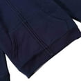thumbnail image 6 of Bienzoe Girl's Anti-Pilling Soft Fleece Zipper School Uniform Hoodie Navy 16, 6 of 8