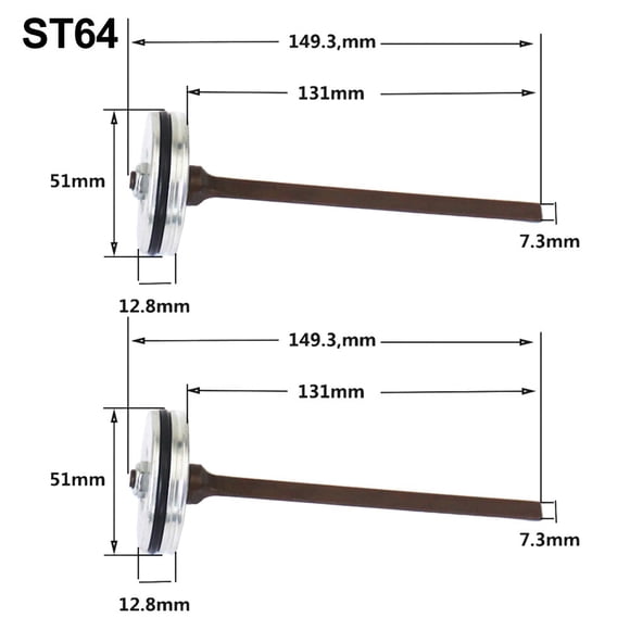 MYG T50DC ST64 pour F30 P625B 1013J 422J Aiguille de Clou Pneumatique Tige de Clou Pièces de Clou