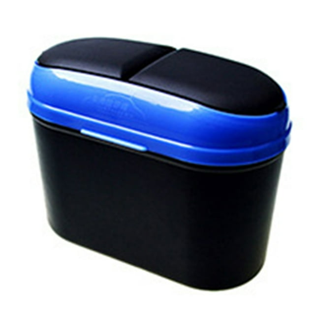 Toystoory Caja de basura abierta doble para colgar en la puerta del coche, bote de basura abatible, caja de almacenamiento de residuos, cubo de basura para Suministros de limpieza para el hogar azul Toystoory JJ24149-03