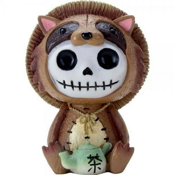 Furrybones Tanuki Skeleton Figurine