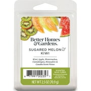 Sugared Melon Kiwi Scented Wax Melts, Better Homes & Gardens, 2.5 oz (1-Pack)