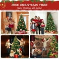 thumbnail image 2 of Soilhill 5ft Artificial Christmas Tree, Premium Hinged Spruce Christmas Trees Easy Assembly with Metal Foldable Stand, Fluffy Holiday Xmas Tree for Home Party Decoration (5Ft), 2 of 7