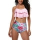 thumbnail image 2 of Traje de baño para niñas Conjunto de bikini de dos piezas Ruffle Falbala Trajes de baño Trajes de baño Xemadio WMZL-956-91, 2 of 7