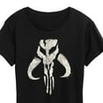 thumbnail image 3 of Star Wars - The Mandalorian Mando Icon  - Wo Men's Short Sleeve Graphic T-Shirt, 3 of 5
