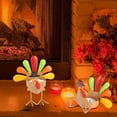 thumbnail image 3 of Qisuw Turkey Tea Light Candle Holder Thanksgiving Centerpieces Fall Decorations Home, 3 of 20