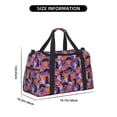 thumbnail image 3 of Easygdp Halloween Black Cats Bolsa de Gimnasio, Bolsa de Viaje Duffel, Bolsa de Fin de Semana con Compartimentos, Bolsa de Mano para Noche, 3 of 7
