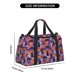 thumbnail image 3 of Easygdp Halloween Black Cats Bolsa de Gimnasio, Bolsa de Viaje Duffel, Bolsa de Fin de Semana con Compartimentos, Bolsa de Mano para Noche, 3 of 7