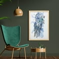 thumbnail image 2 of Bohemian Wall Art with Frame, Watercolor Style Dream Catcher Feathers and Butterflies, Printed Fabric Poster for Bathroom Living Room, 23" x 35", Pale Ceil Blue Aqua, by Ambesonne, 2 of 2