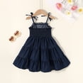 thumbnail image 4 of Younger Tree Baby Girl Dress Kid Sleeveless Sling Princess Beach Dresses Summer Clothes for 3-4T, 4 of 9
