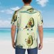 thumbnail image 4 of Fotbe Avocado for Exercise Camisa Hawaiana para Hombre Unisex – Camisa Casual de Verano con Botones de Manga Corta de Algodón y Lino,XX-Large, 4 of 7