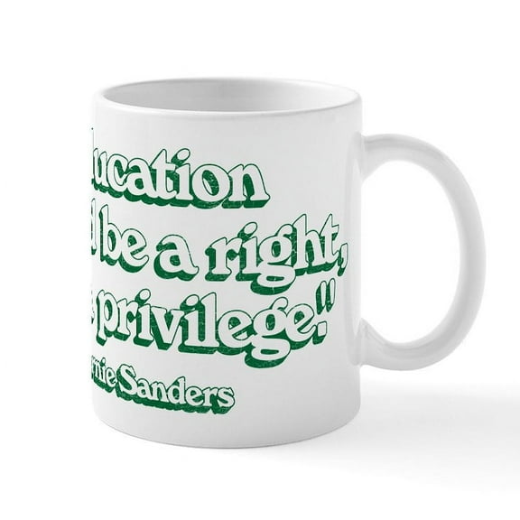 CafePress - Education Should Be A Right - 11 oz Ceramic Mug - Novelty Coffee Tea Cup