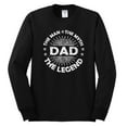 thumbnail image 2 of Wild Bobby,Dad Man Myth Legend Funny Dad Uncle Papa Granpa Dad Gift, Father's Day, Men Long Sleeve Shirt, Black, Small, 2 of 3