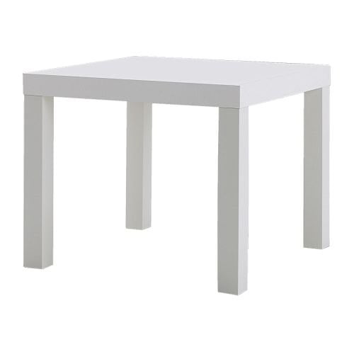 ikea white lamp table