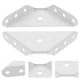 thumbnail image 1 of WEUVEB 20Ud Escuadras Metálicas De En Inoxidable Para Soporte Seguro De Gabinetes, 1 of 8