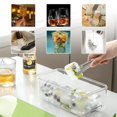 thumbnail image 5 of Bandejas para cubitos de hielo grandes, paquete de 2, de silicona de fácil liberación y cuadradas enormes de 2 pulgadas, 8 bandejas para cubitos de hielo con tapa extraíble resistente a derrames, sin, 5 of 5