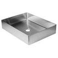 thumbnail image 7 of Eden Bath EB-SS002SV 18.9 x 14.6 in. Rectangular Stainless Steel Vessel Sink with Drain in Silver, 7 of 7