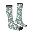 thumbnail image 4 of Lsque Flower Printed Crew Socks Men's Women's LightWeight Thin Casual Calf Socks ,Knee High Socks,Cotton Socks, 4 of 9